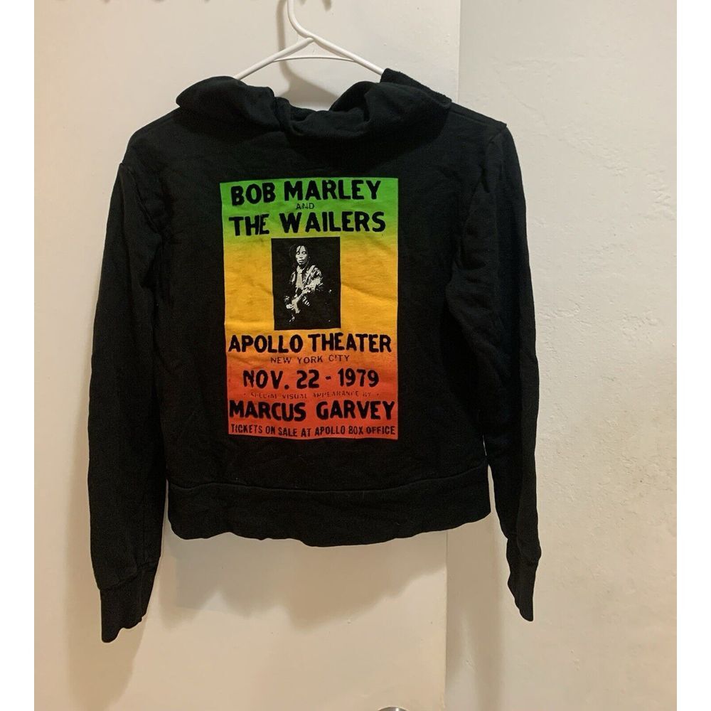 Catch A Fire by Cedella Marley - Bob Marley Black Hoodie Sweatshirt Size Small